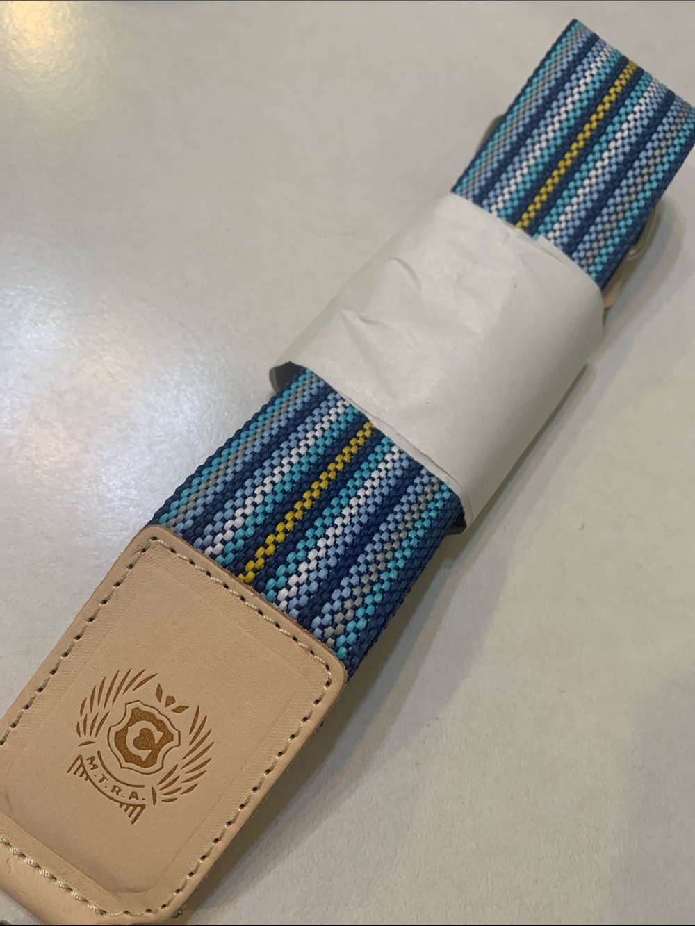 NWOT Consuela Chambray Webbing Crossbody Strap - Picture 7 of 15